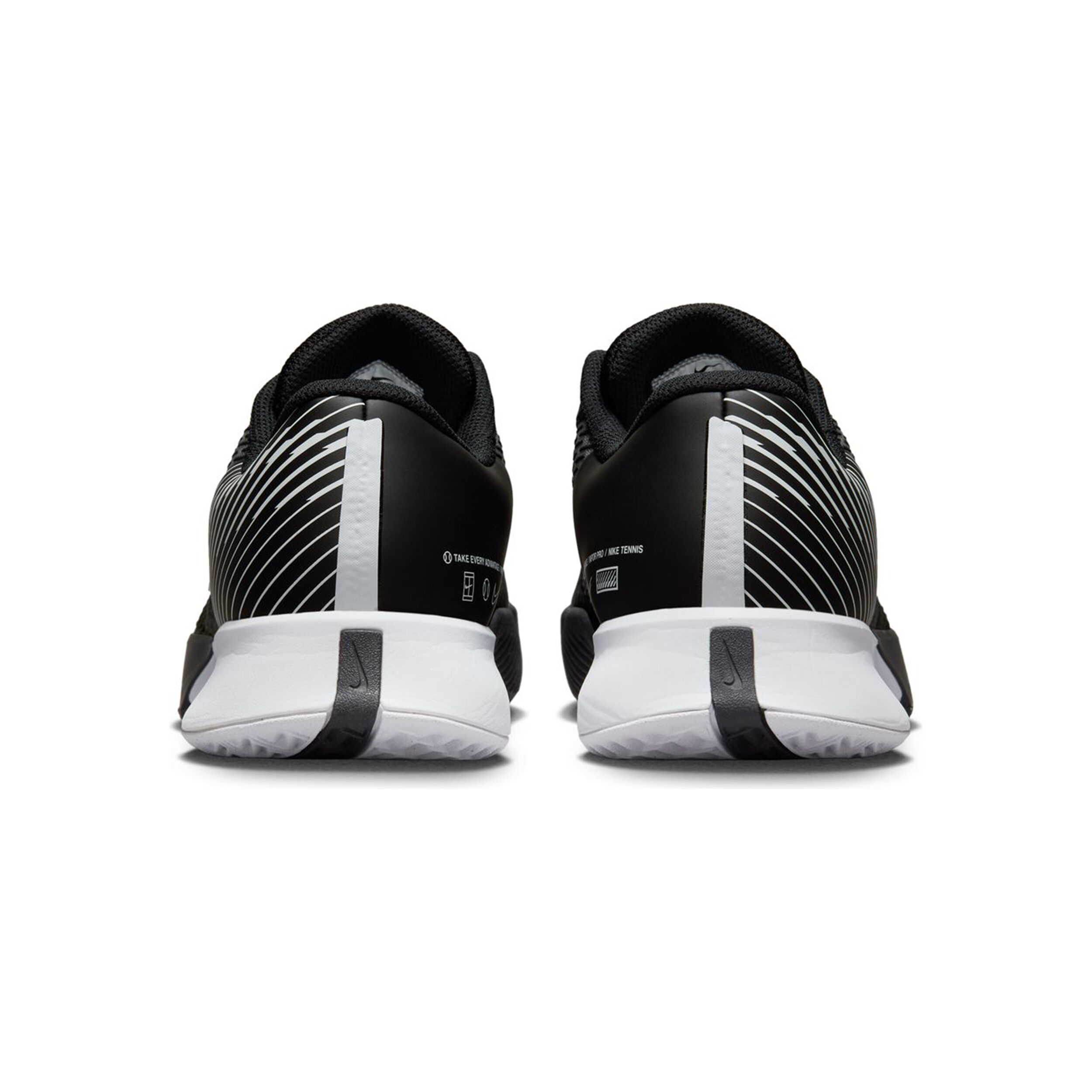 Air Zoom Vapor Pro 2 Sandplatzschuh Herren - Schwarz, Weiß