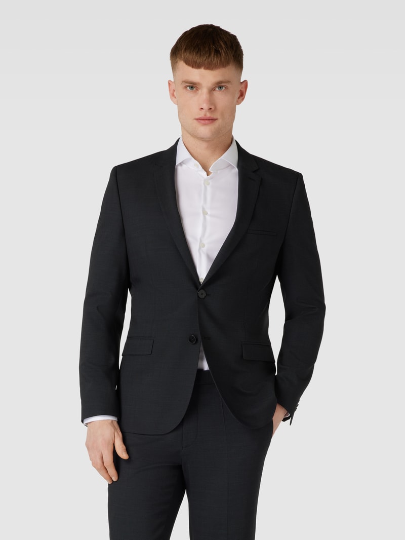 Blazer mit Reverskragen Modell 'Arti' in anthrazit