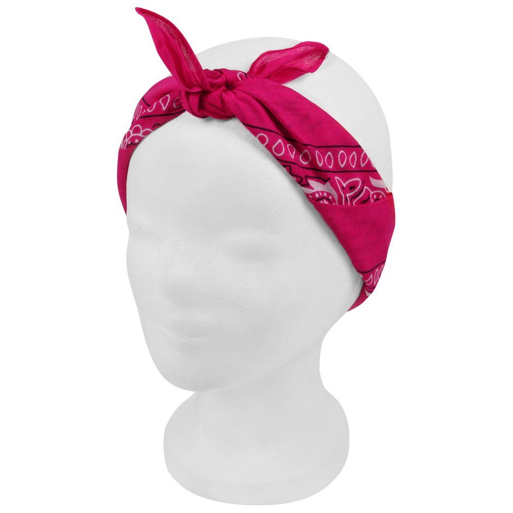 Goodman Design Bandana Halstuch Kopftuch Multifunktionstuch Paisley, 100% Baumwolle