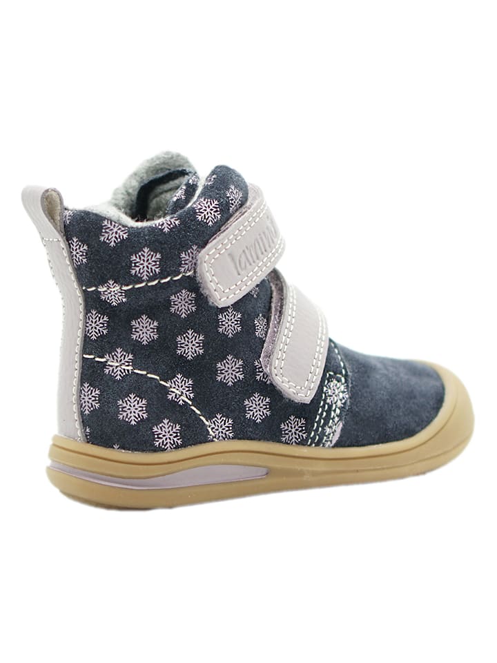 lamino Leder-Boots in Dunkelblau günstig kaufen