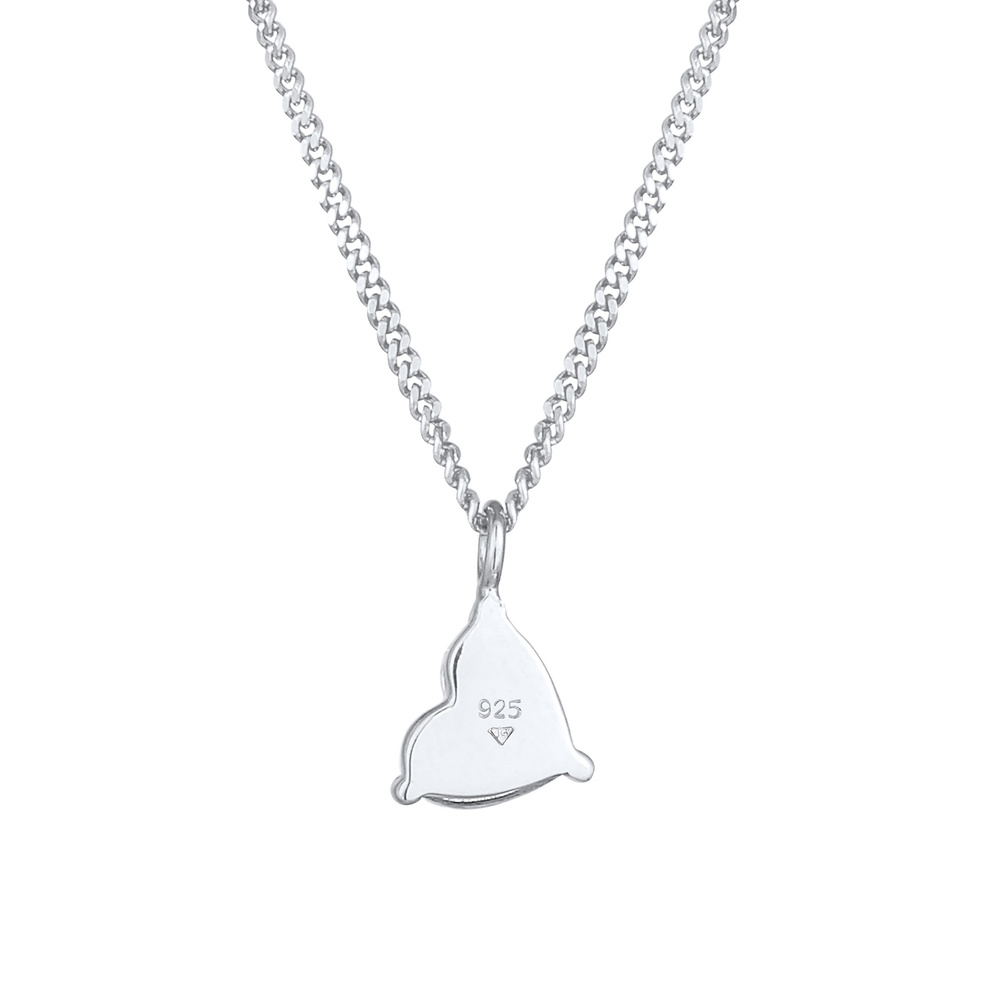 Elli Elli Collier Pendentif Coeur pour dame Love Romantic avec cristaux en 925/1000 ar collier