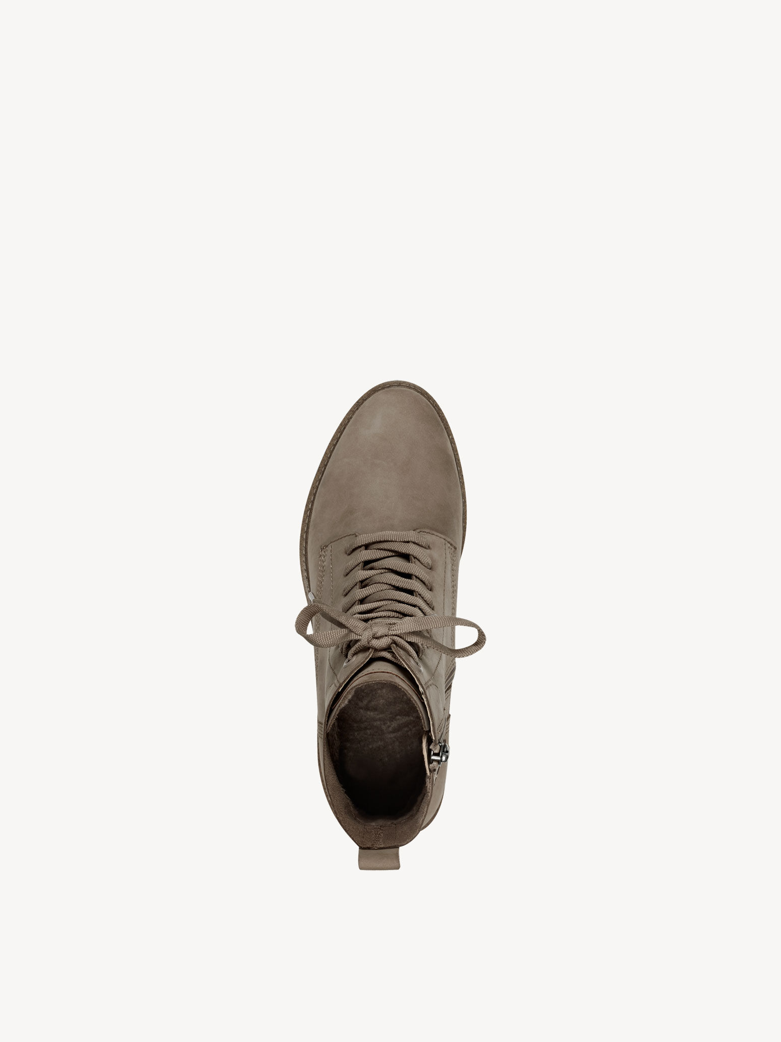 Bottine en cuir - beige