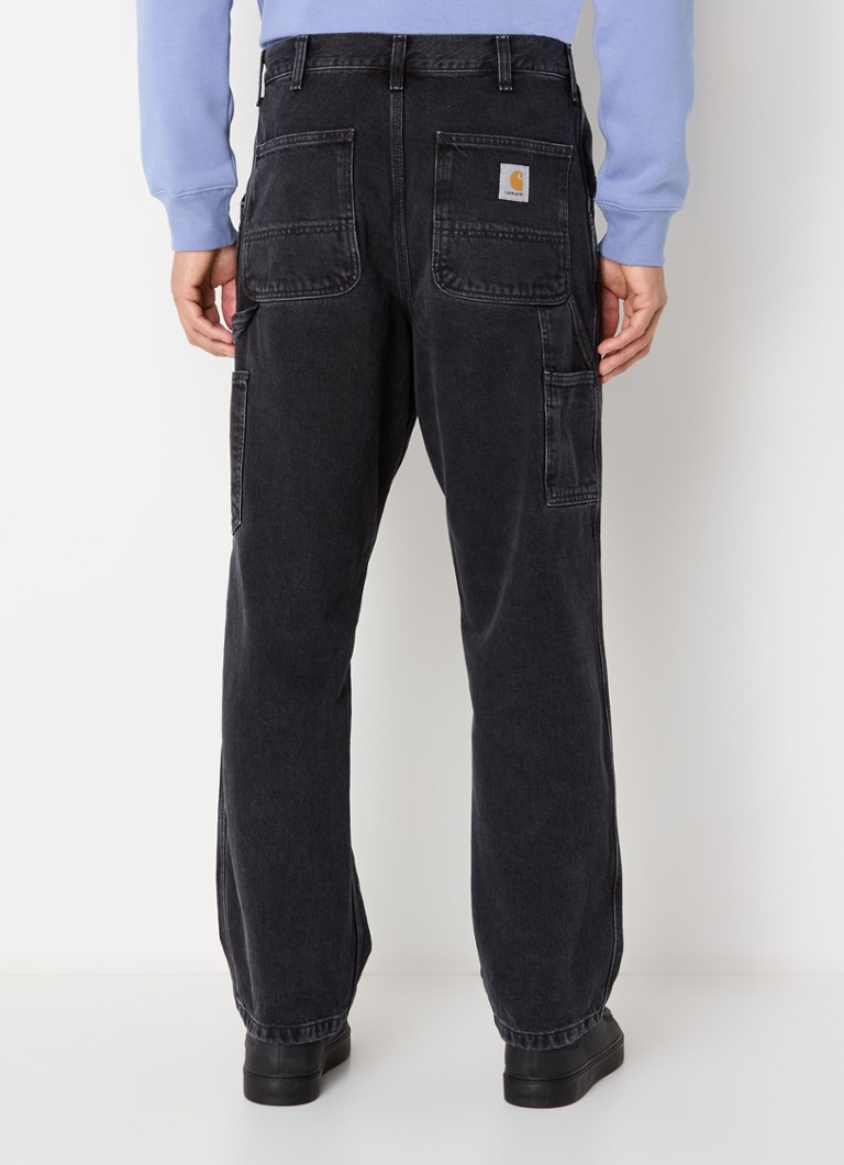 Blugi Carhartt WIP cu picior drept, spălați