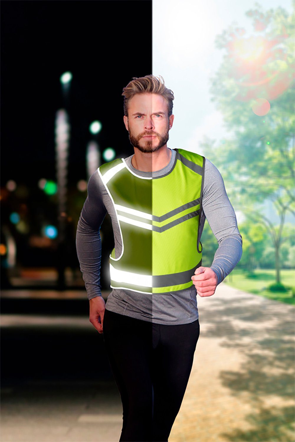 WALSER Warnweste Active Touch Freizeitweste L-XL