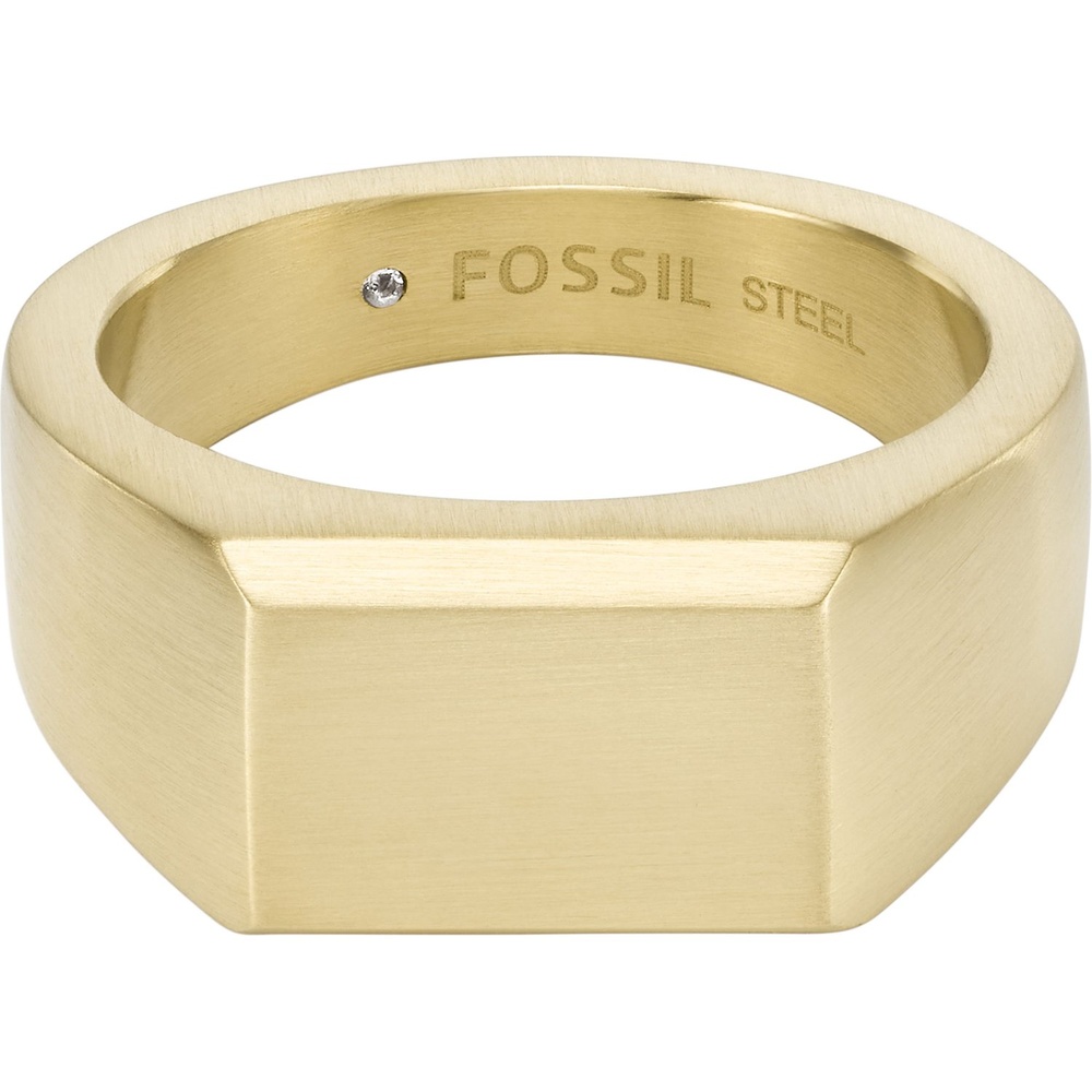 Fossil Bague en acier inoxydable Acier inoxydable argent Bague