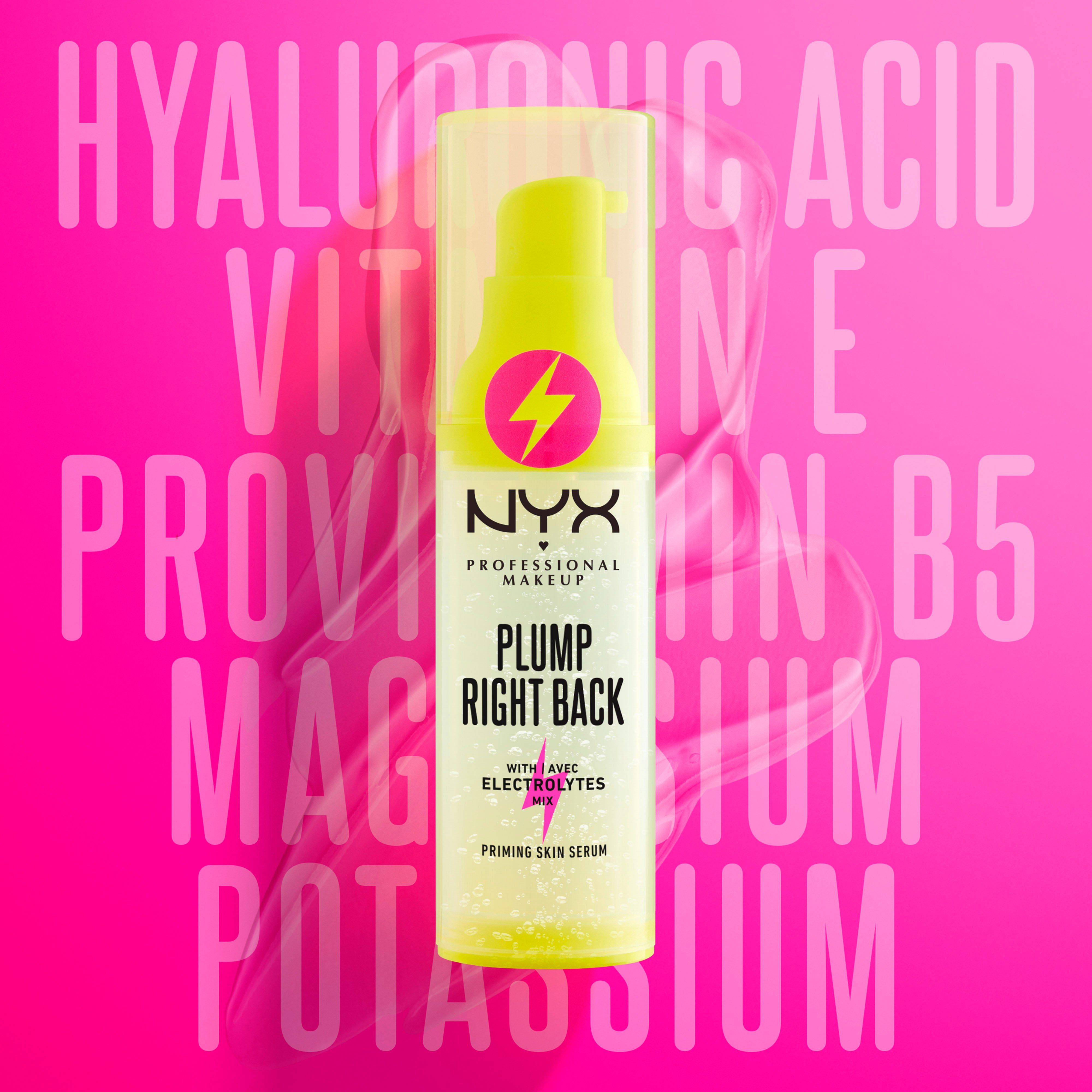 NYX Primer NYX Professional Makeup Plump Right Back Serum&Primer