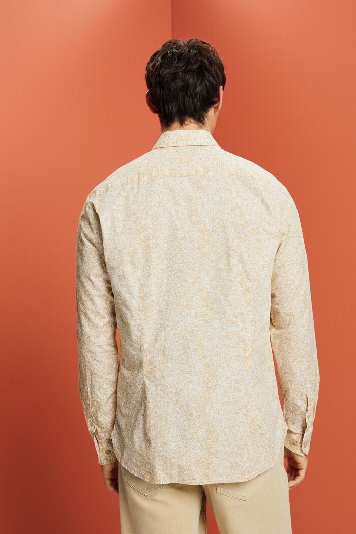 Gemustertes Hemd, 100 % Baumwolle