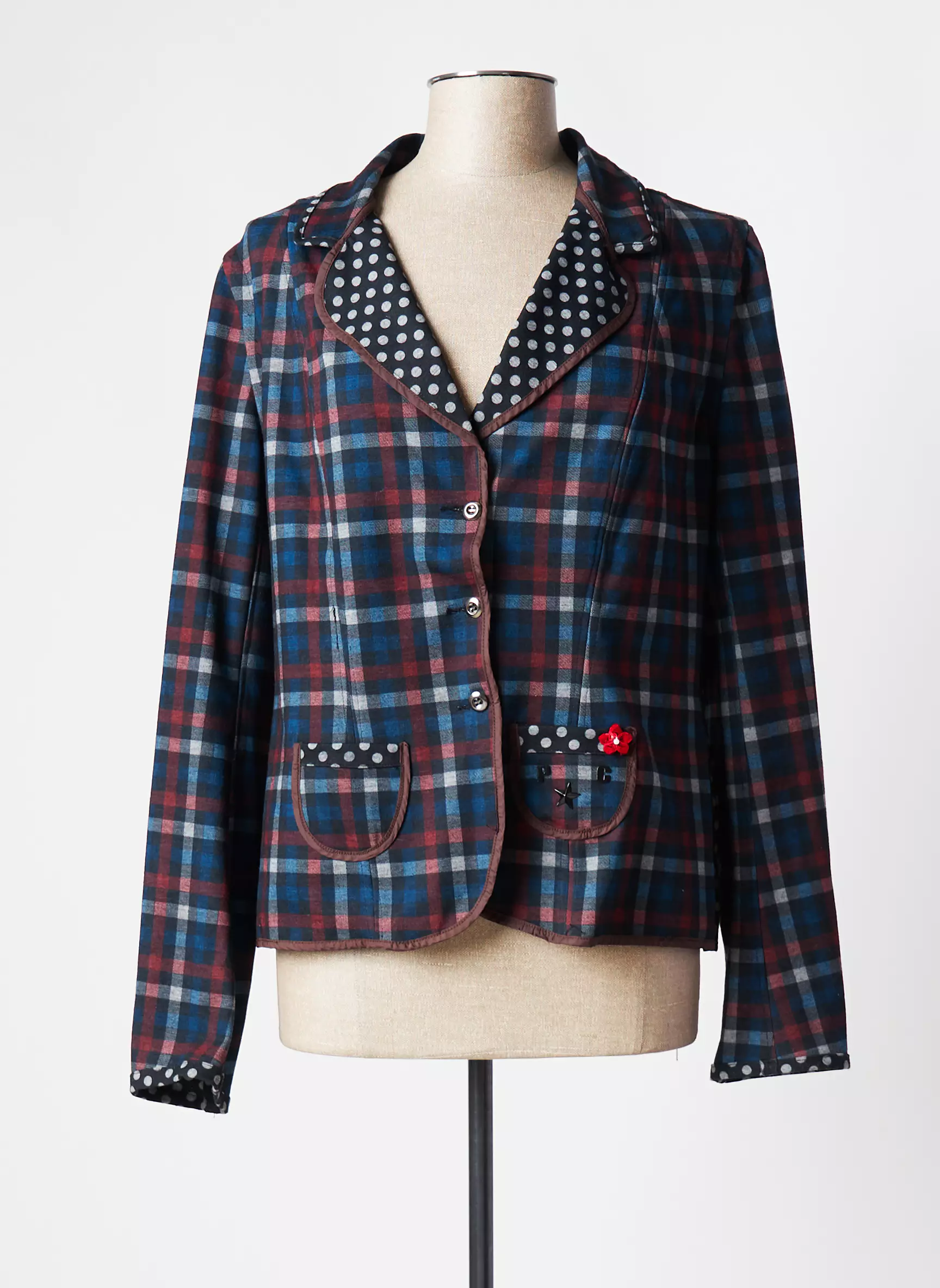 Poupee Chic Blazers Femme couleur bleu