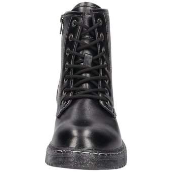 Barbarella Schnür Boots in schwarz
