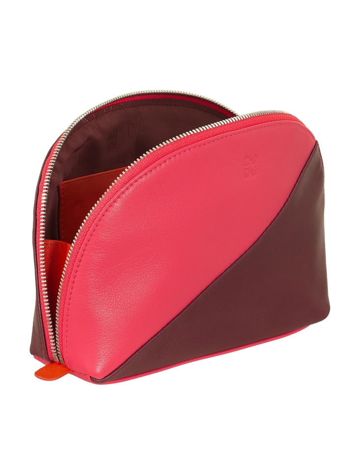 DuDu Colorful Kosmetiktasche Leder 20 cm in raspberry günstig kaufen onesize