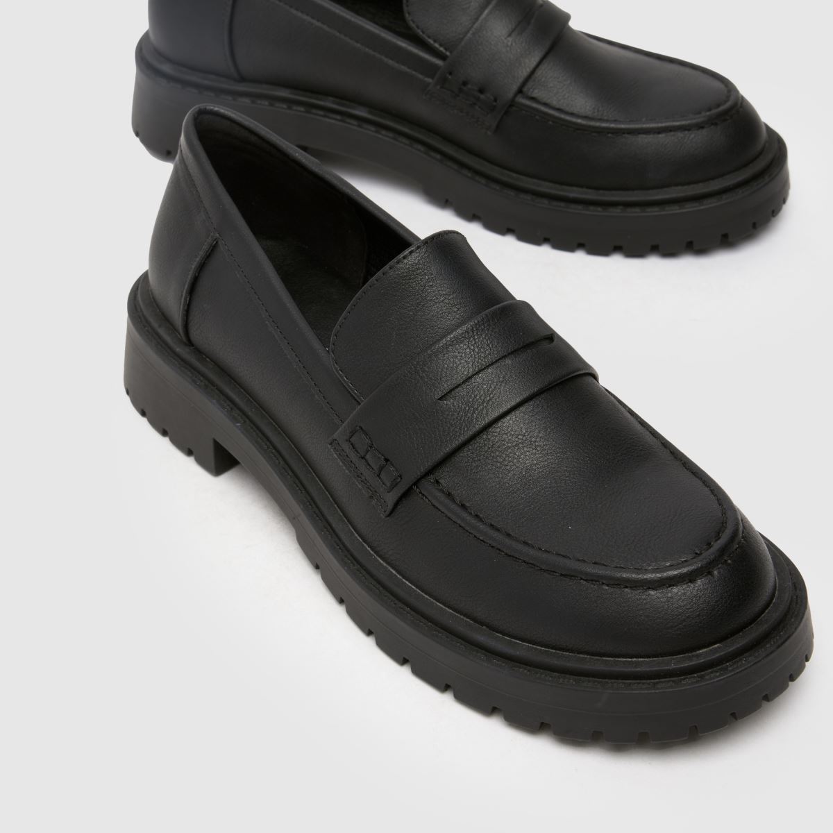 Schuh svarta Lainey loafers för flickor och ungdomar