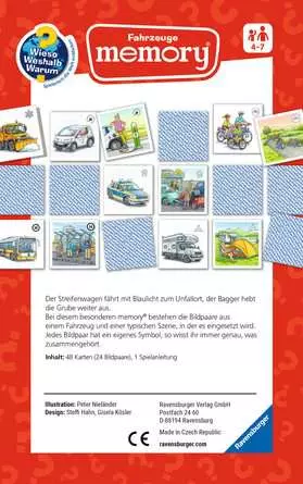 Wieso? Weshalb? Warum? Fahrzeuge memory® - Reisespiel ab 4 Jahren