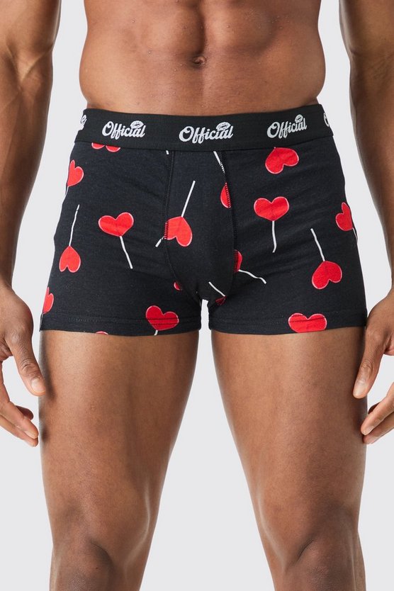 Boxershorts mit Herz Lollipop-Print