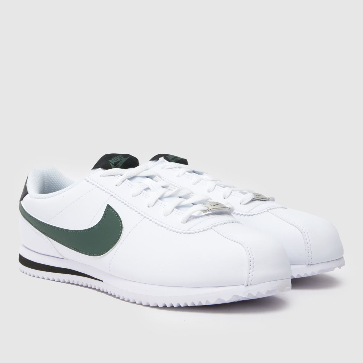 Nike fehér és zöld Cortez gyerek cipők