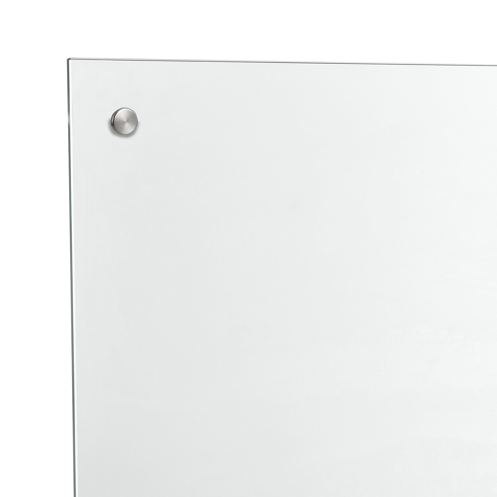 neu.haus Küchenrückwand, (1-tlg), Mora Glas Herdspritzschutz 70x50cm Klarglas