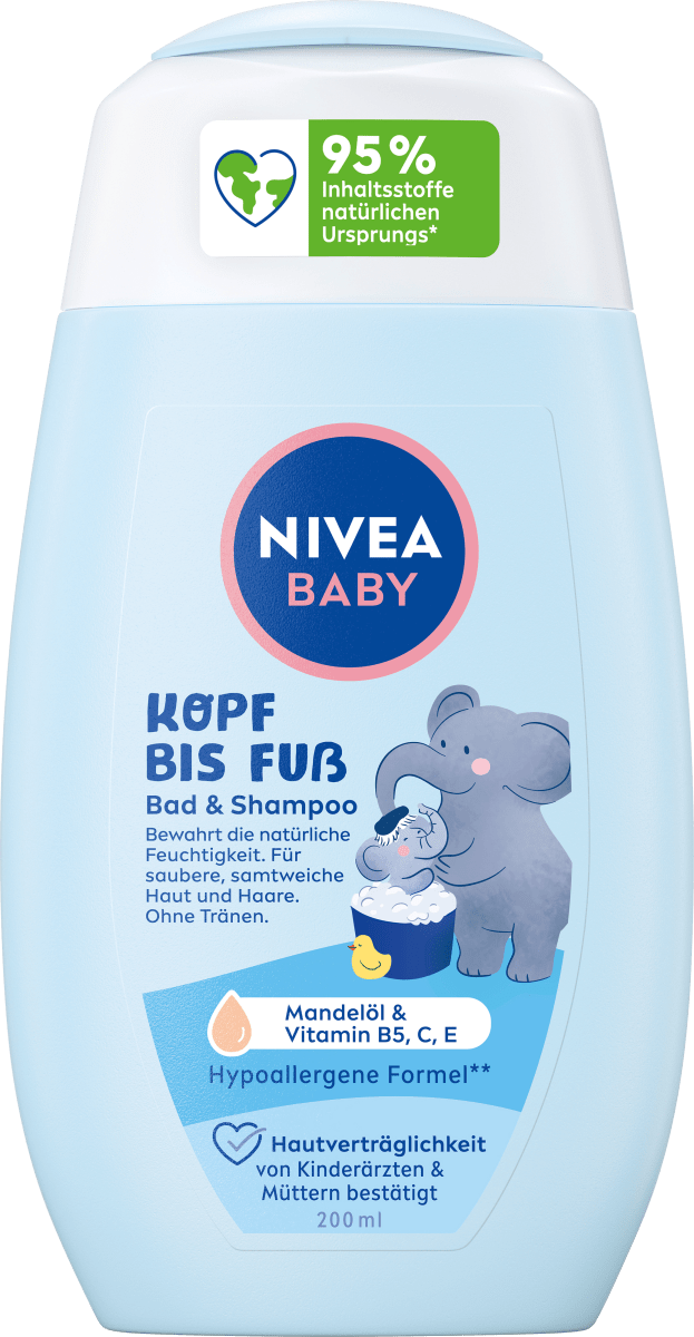 Baby Bad & Shampoo Kopf bis Fuß, 200 ml