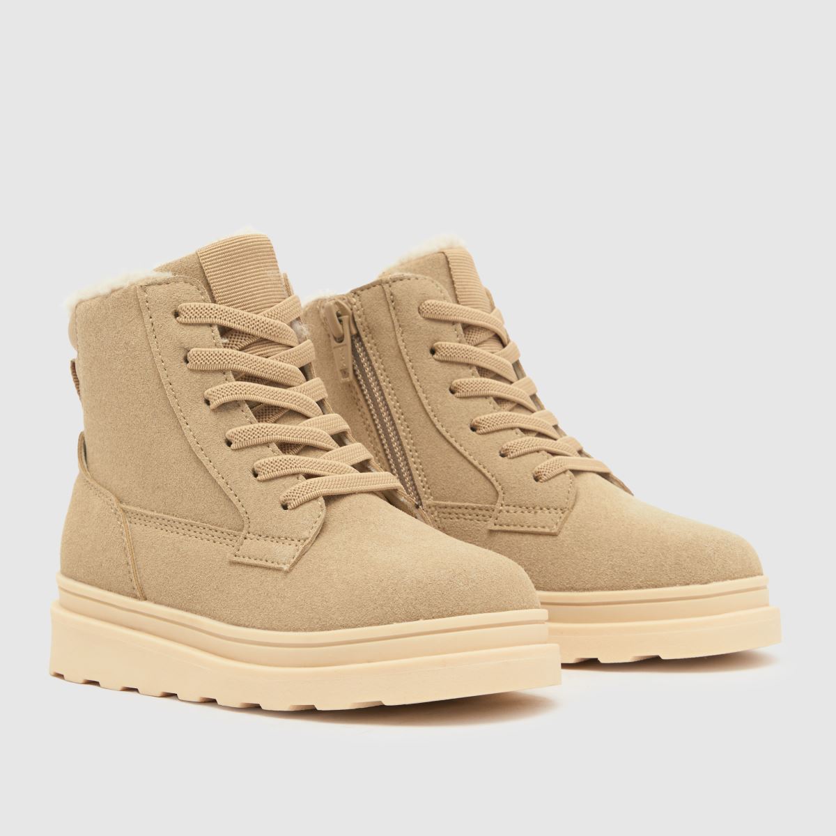 schuh beige kreativa spetsstövlar för pojkar, småbarn