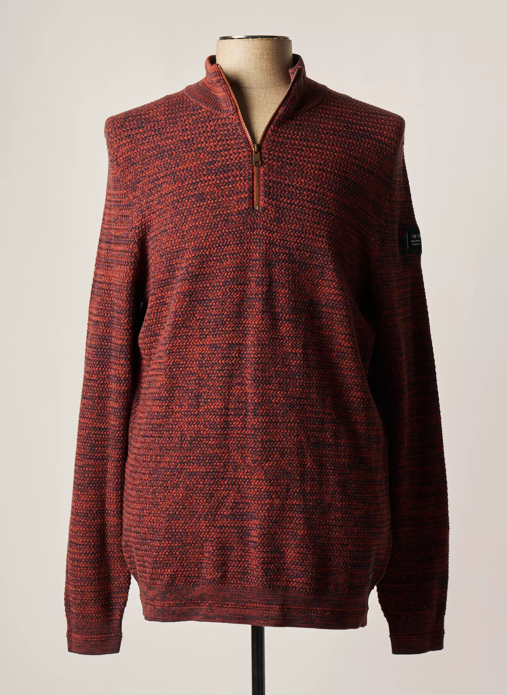 Tom Tailor Pulls Homme couleur marron