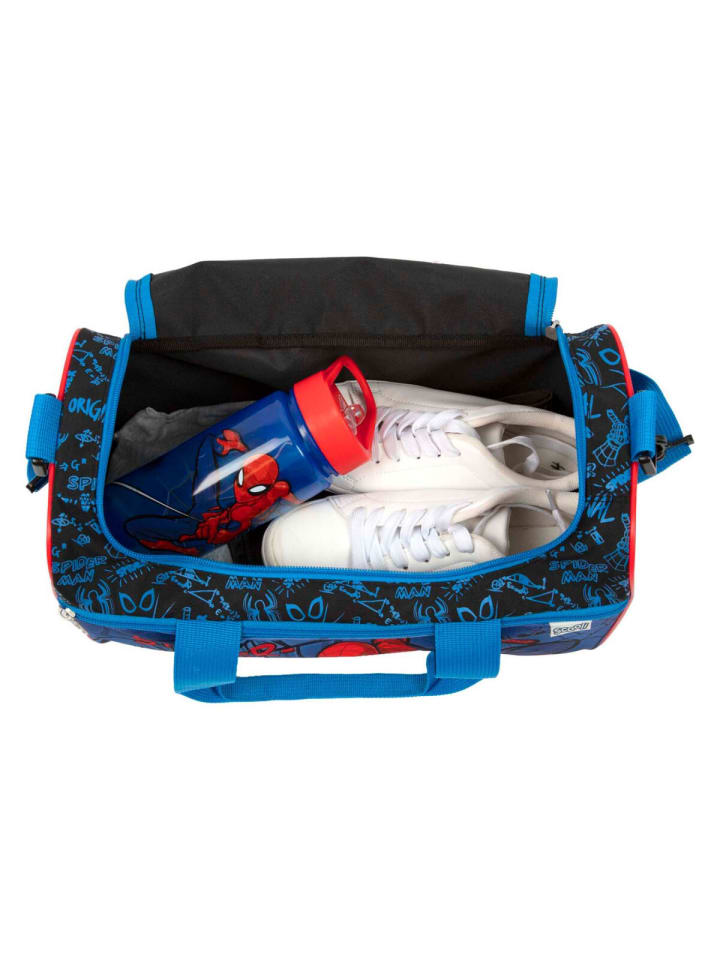Spiderman Spiderman Sporttasche für Kinder Robuste Tasche für Turnen, in Blau günstig kaufen 35 cm