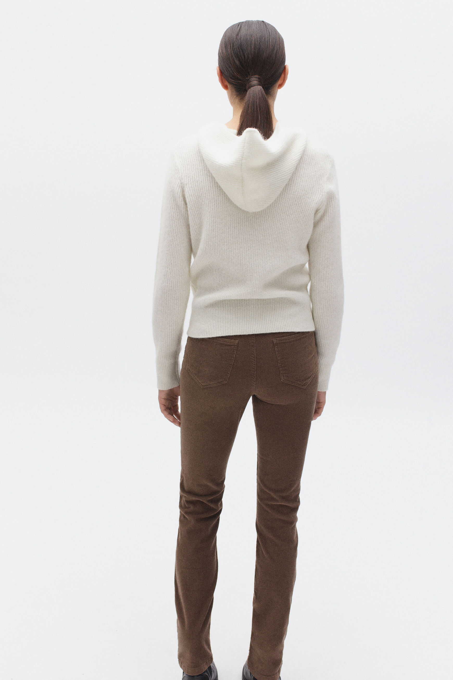 pantalon chicago velours taupe femme