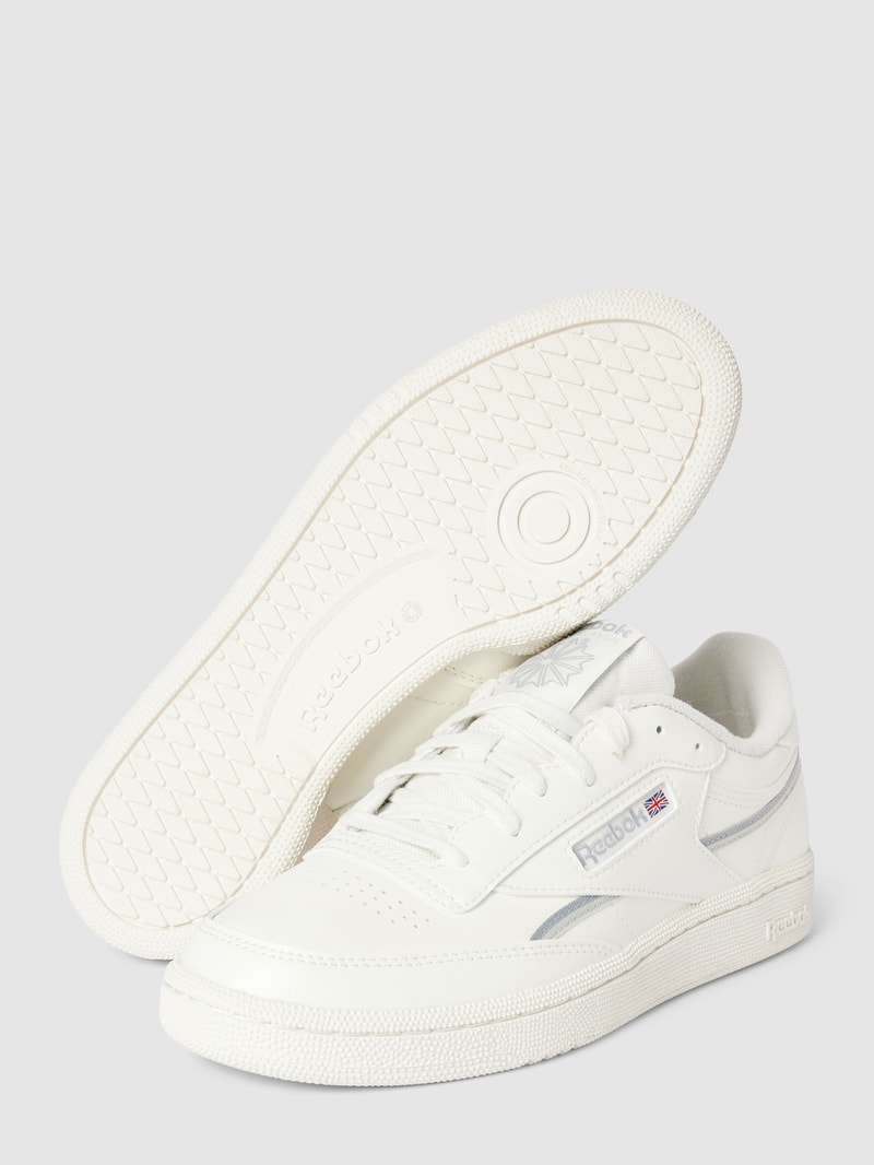 Sneaker mit Label-Details in weiß