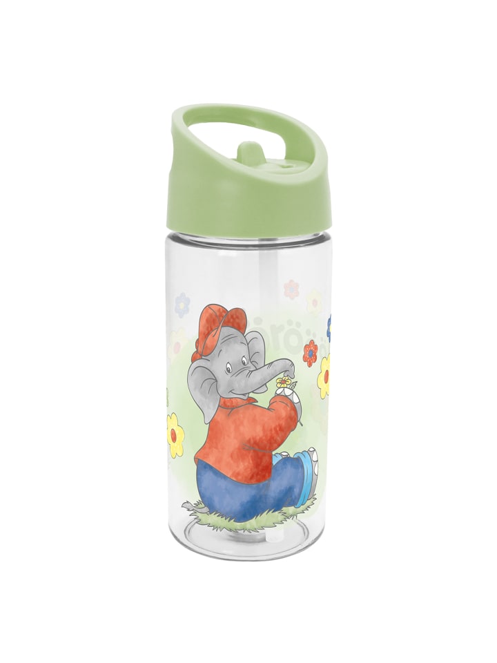 Geda Labels Trinkflasche Benjamin Blümchen Watercolor in Hellgrün - 480 ml günstig kaufen onesize