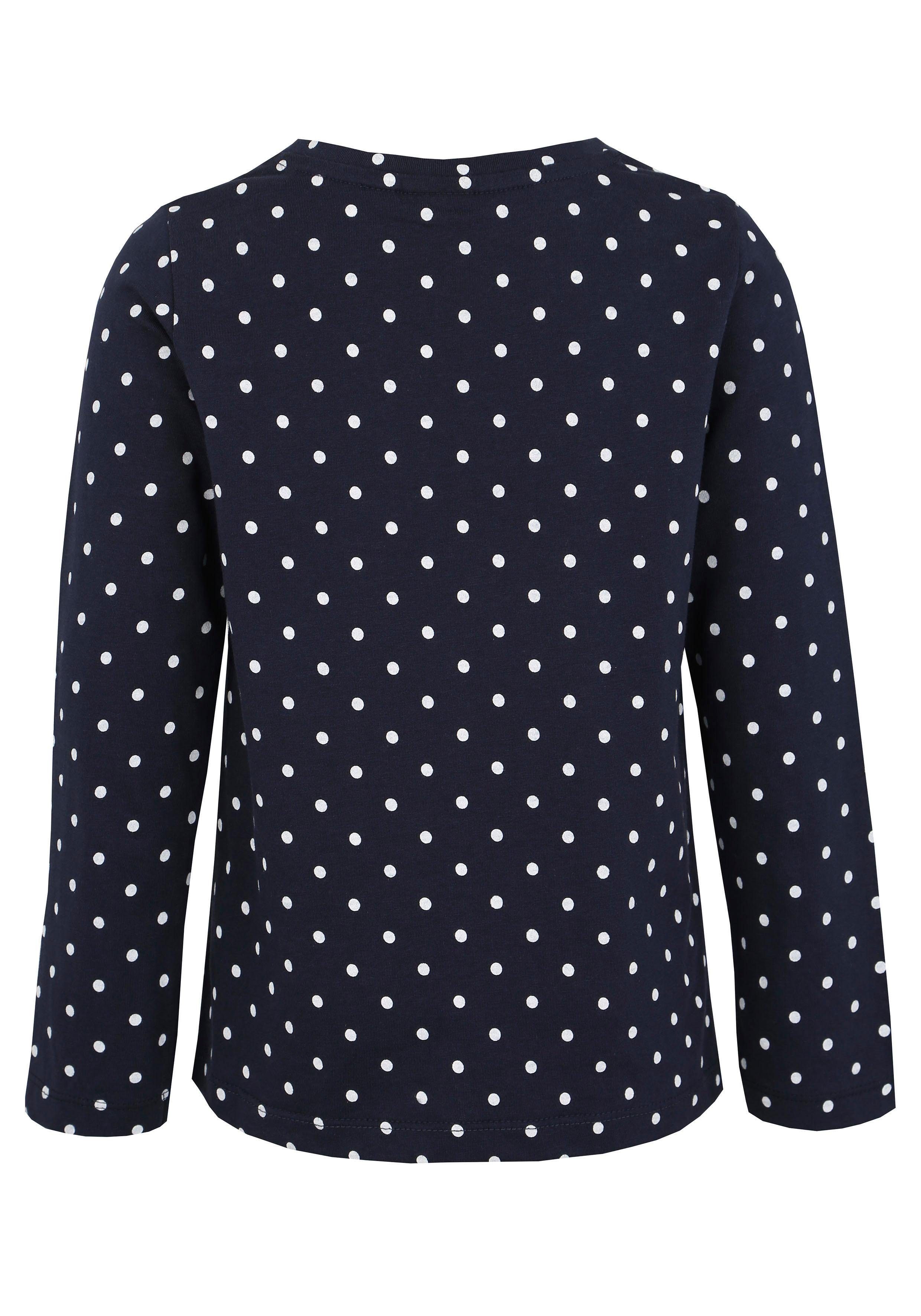 KIDSWORLD Langarmshirt PFERD mit aufwendiger Wendepailletten Applikation