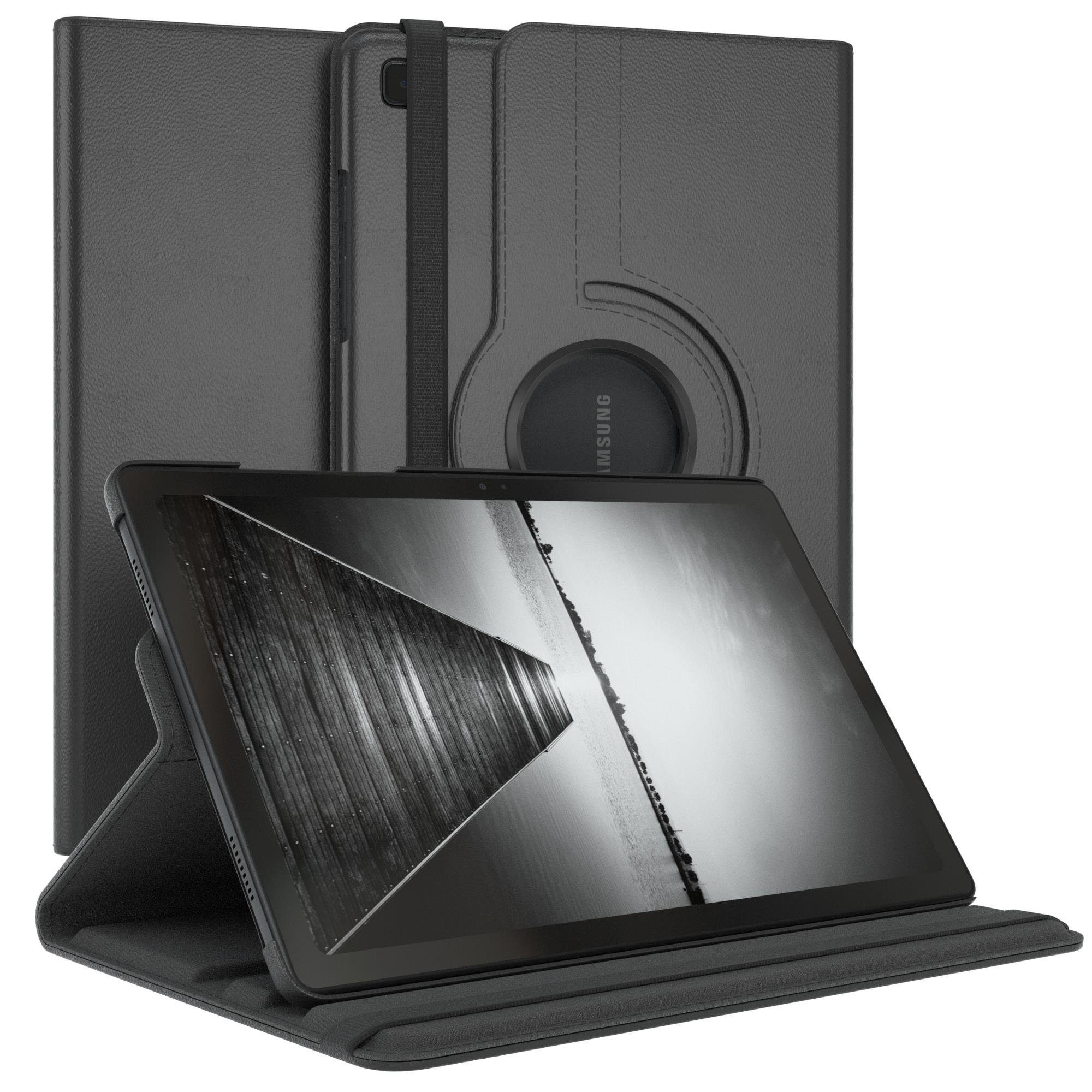 EAZY CASE Tablet-Hülle Rotation Case für Samsung Galaxy Tab A7 10,4 Zoll, Hülle 360° drehbar mit Standfunktion Etui Anti-Kratz Tasche Schwarz