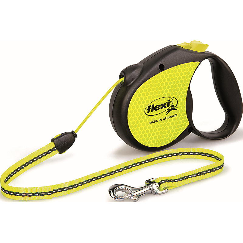 Flexi Hundebånd 5 m str M neon Flexi