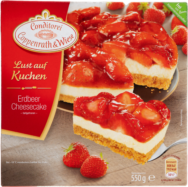 Coppenrath & Wiese Lust auf Kuchen Erdbeer-Frischkäse