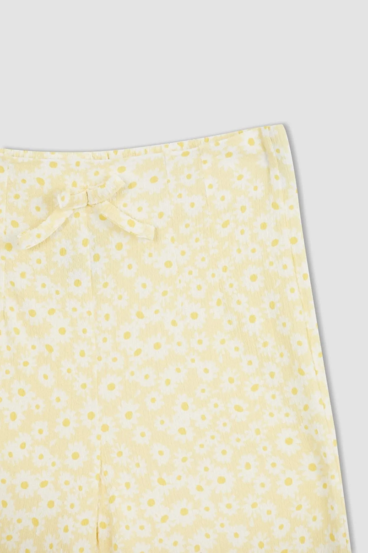 DeFacto  2er-Set Blusenhose aus bauchfreiem Crinkle-Stoff für Mädchen