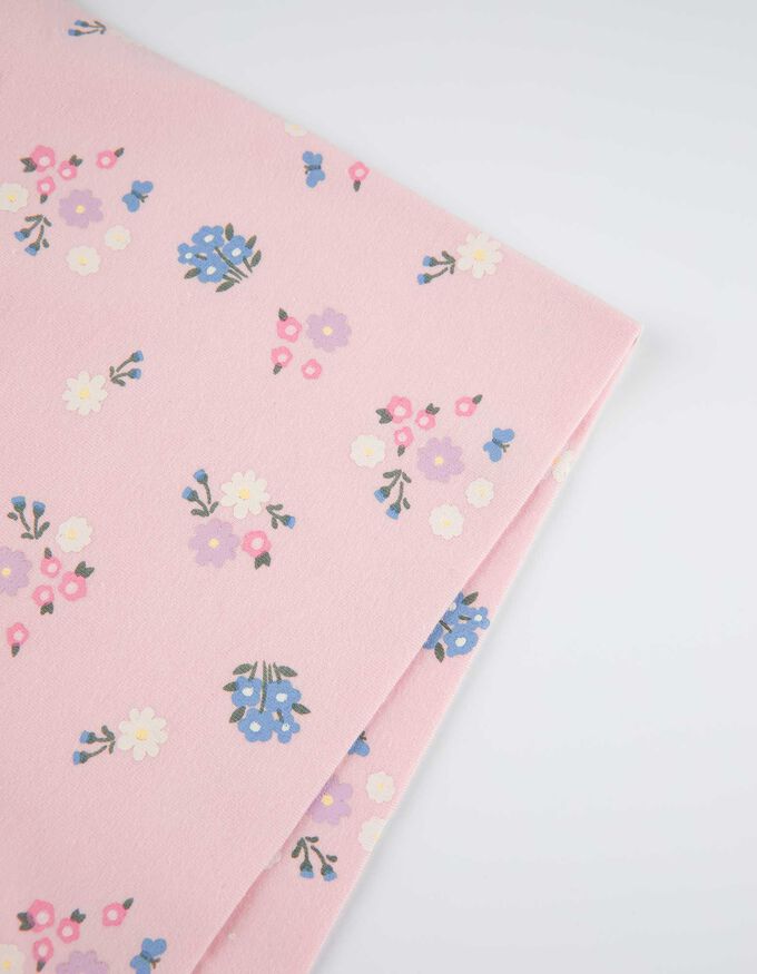 Set aus Mütze und Schal - Florales Muster