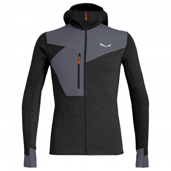 Salewa - Puez 2 Dry L/S Hood Full-Zip Tee - Fleecejacke