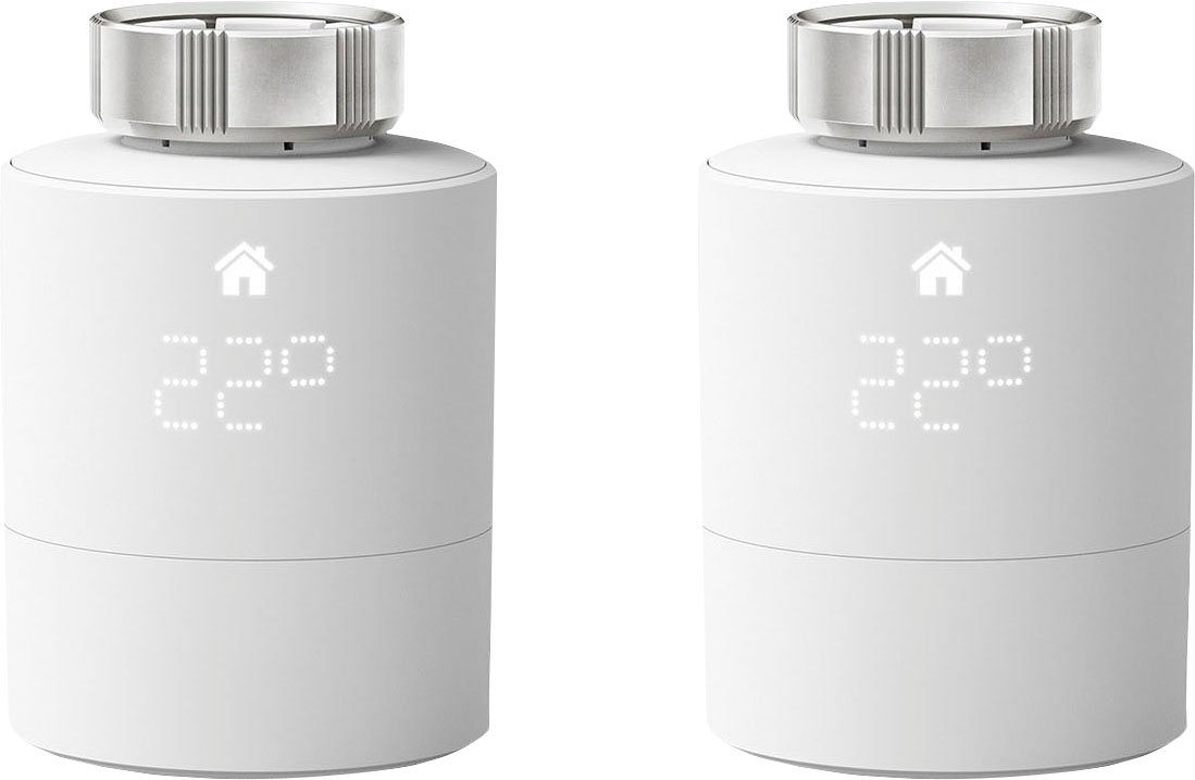 Tado Heizkörperthermostat Smartes Heizkörper-Thermostat - Duo Pack, zur Einzelraumsteuerung, (Packung)