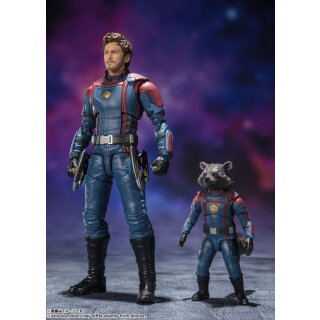 Guardians of the Galaxy 3 S.H. Figuarts Actionfiguren Star Lord & Rocket Raccoon 6-15 cm