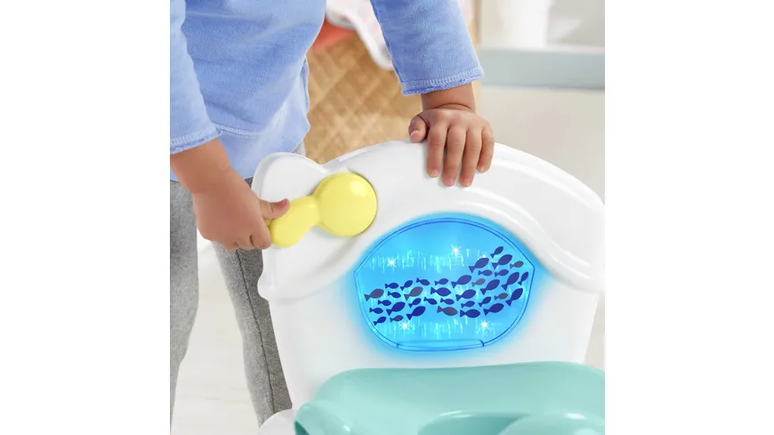 Fisher-Price Meeresrausch Töpfchen mit Musik, Toilettentrainer, Kinder-WC