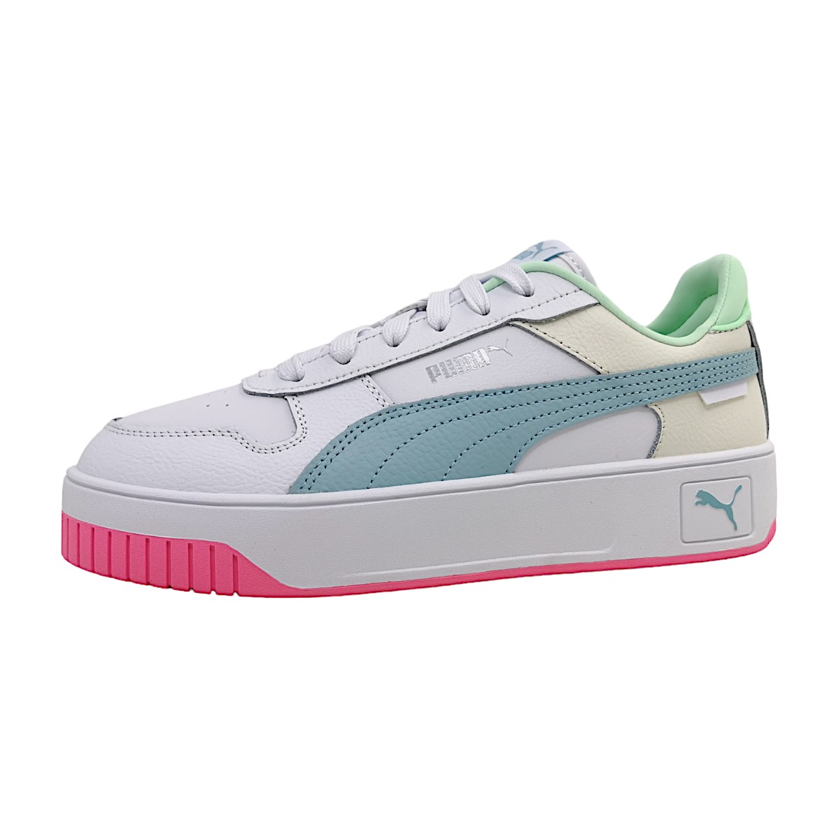 Puma Carina Street 389390-21 Weiß 21- White-Turquoise Surf