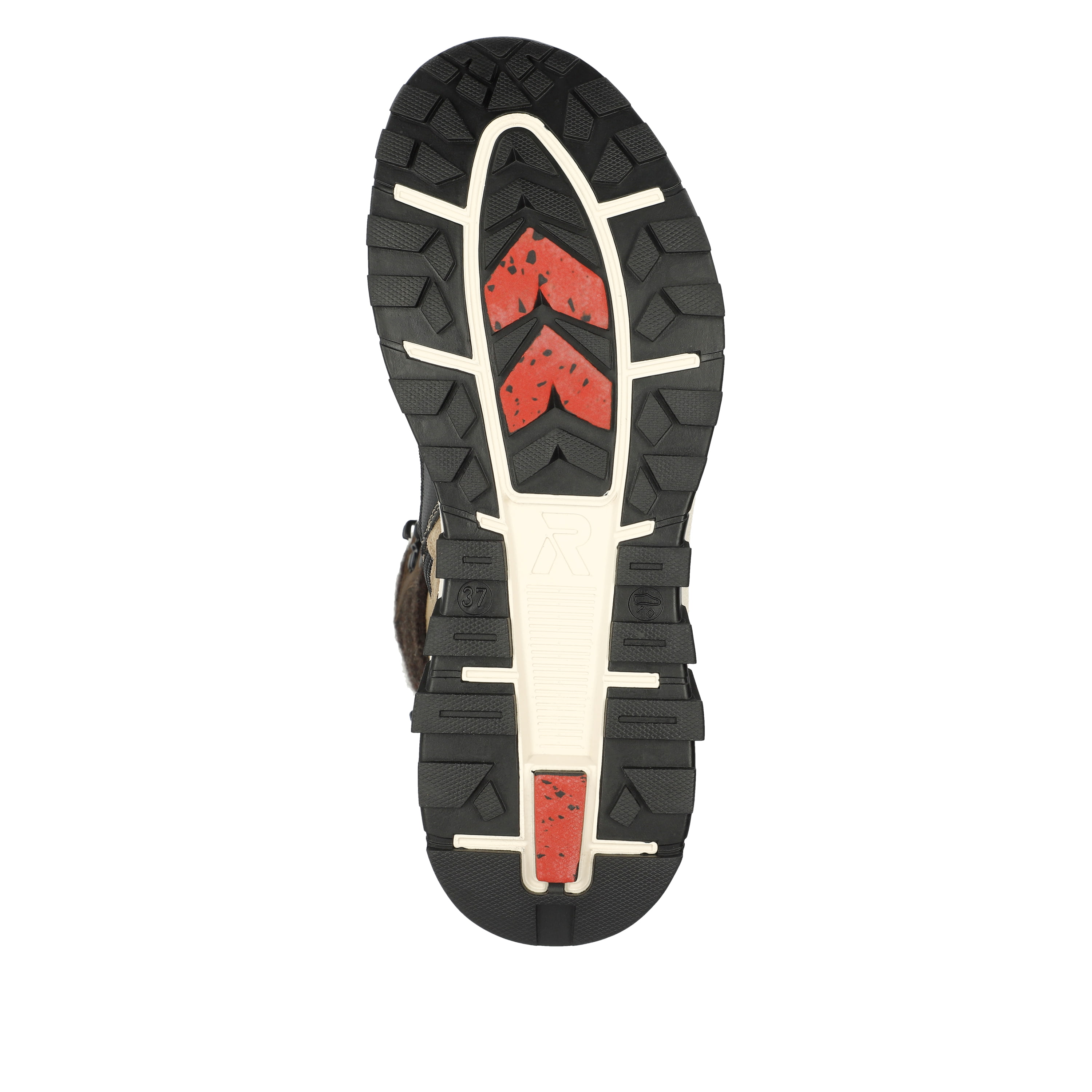 Rieker Damen Schnürstiefel sand beige