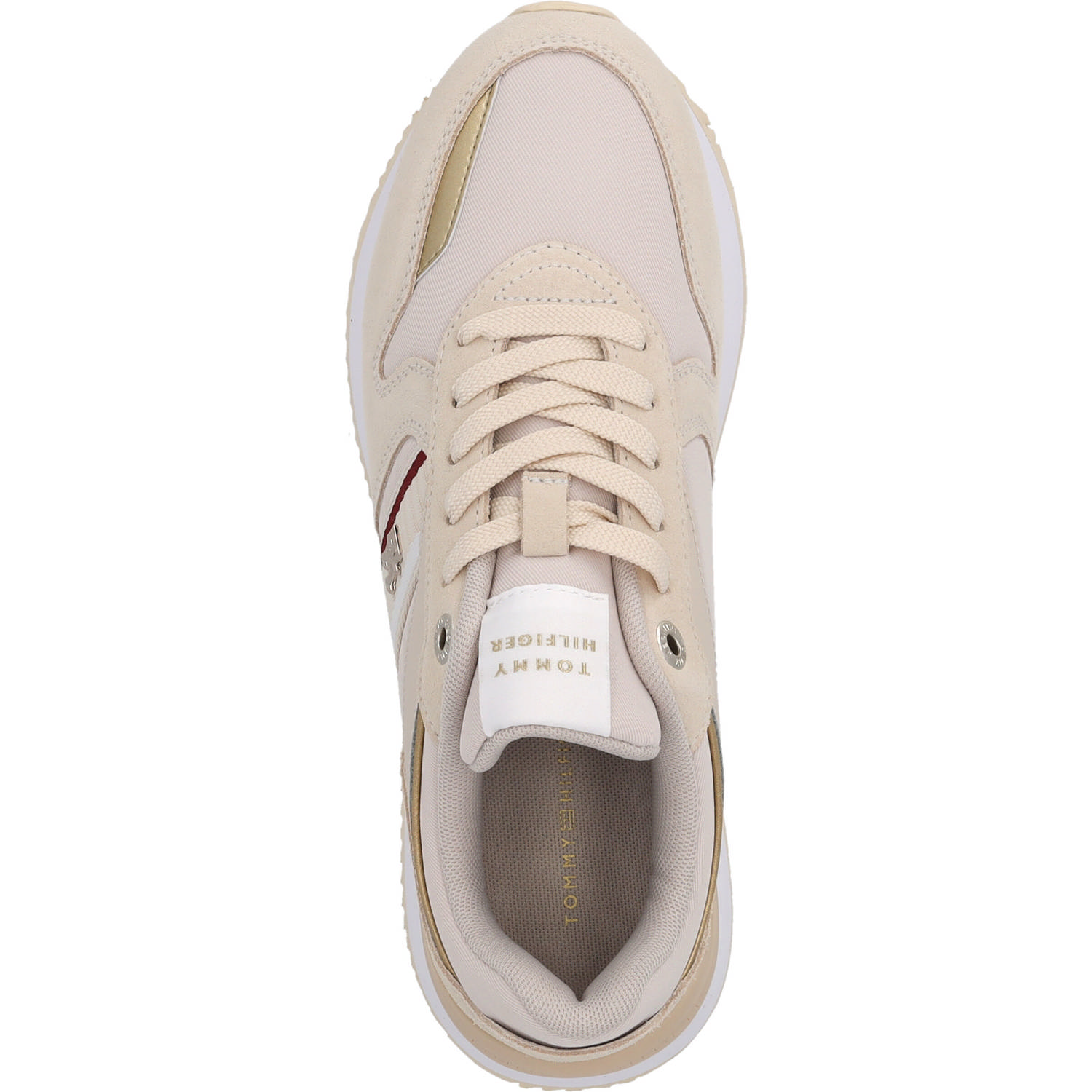 Tommy Hilfiger FW0FW07383, Schnürschuhe, Damen, Beige