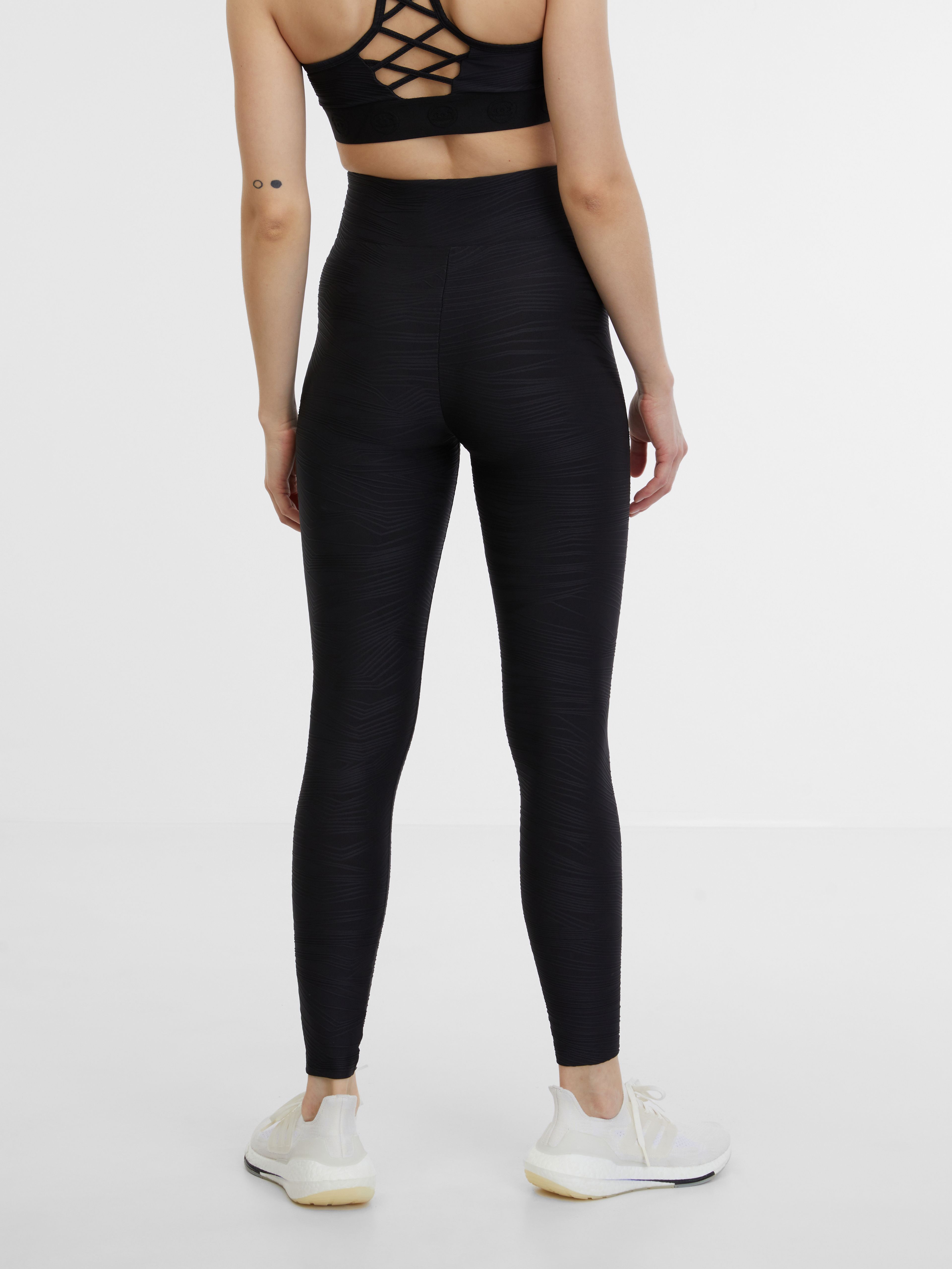 Schwarze Damen-Sport-Leggings ORSAY
