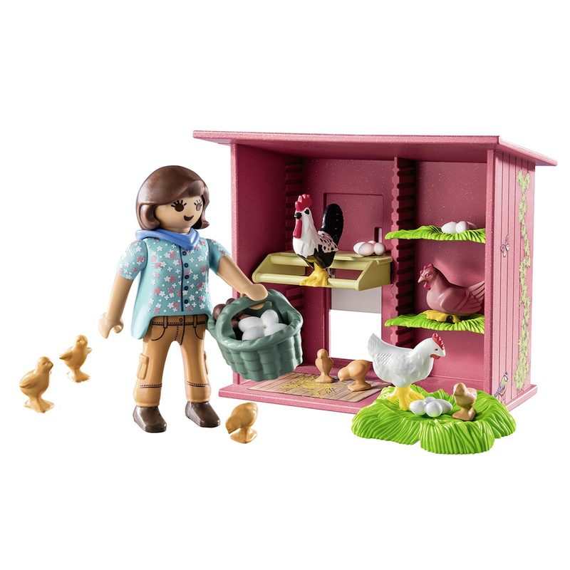 71308 Agricultrice et poulailler Playmobil Country