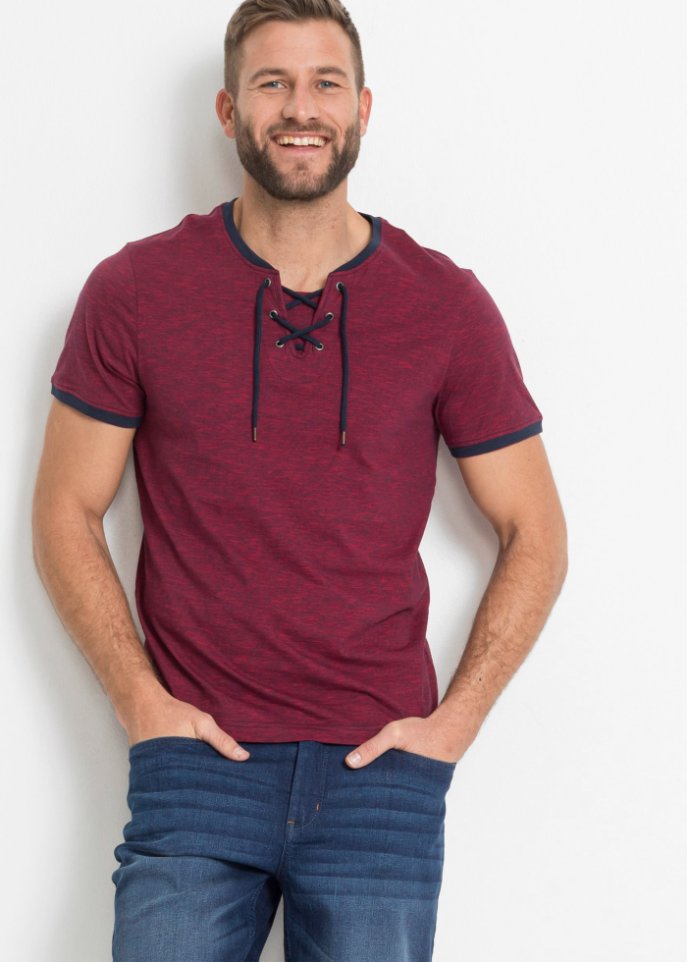 T-Shirt mit Schnürung