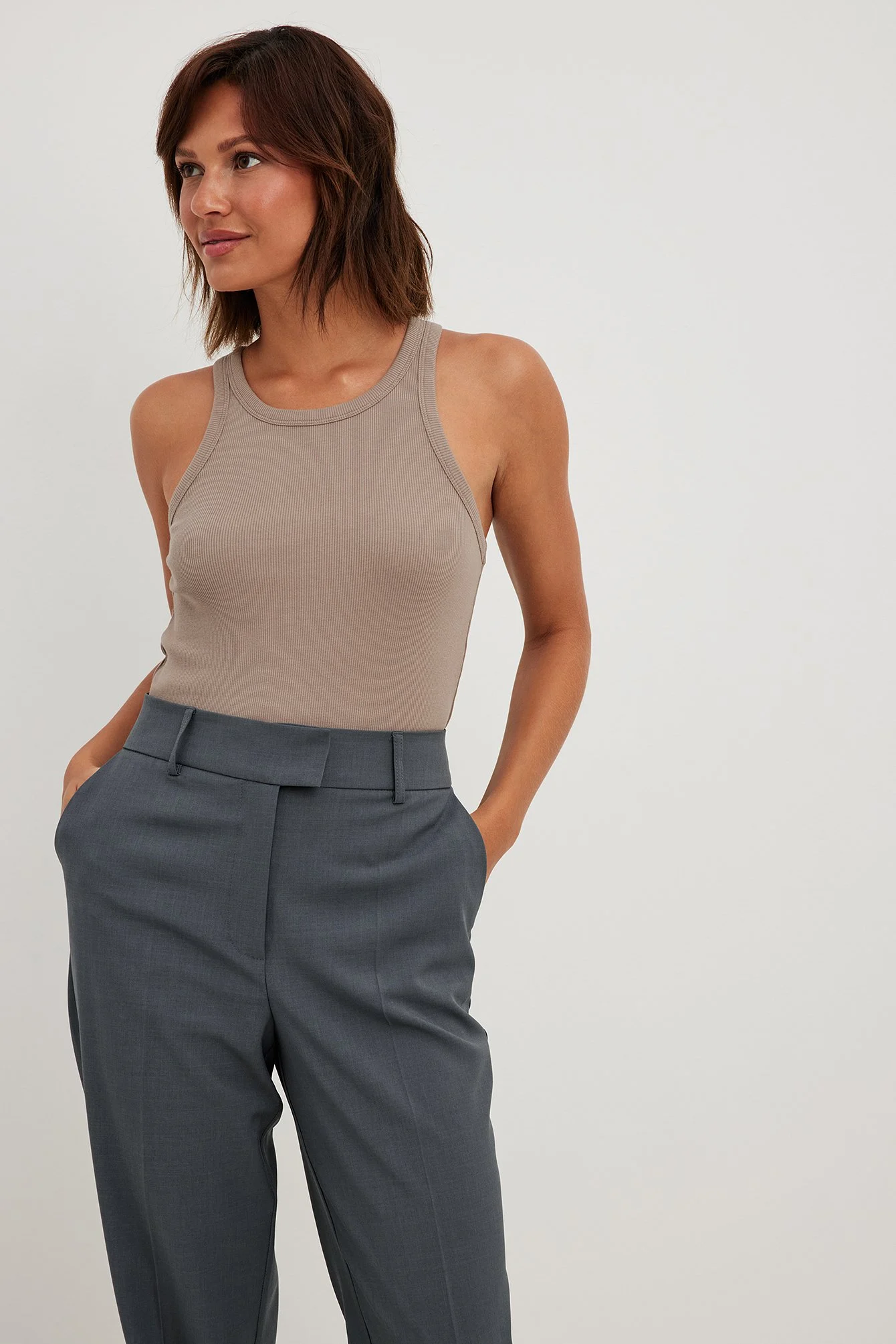 Geripptes Tank-Top
