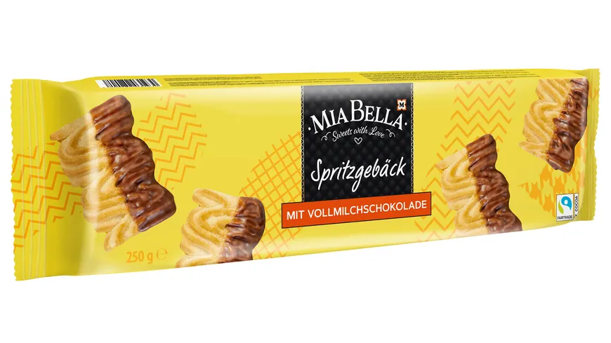 MIA BELLA Spritzgebäck mit Vollmilchschokolade 250 g
