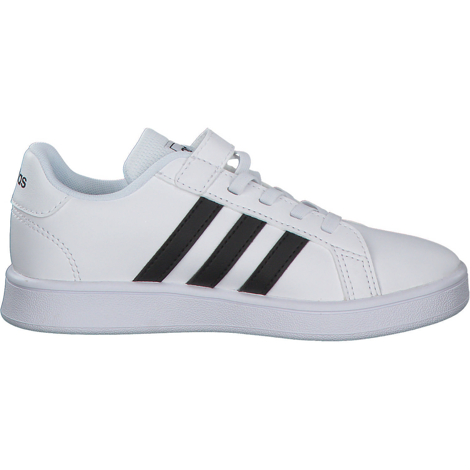 Adidas Core Grand Court C, Sneakers Low, Kinder, weiß schwarz