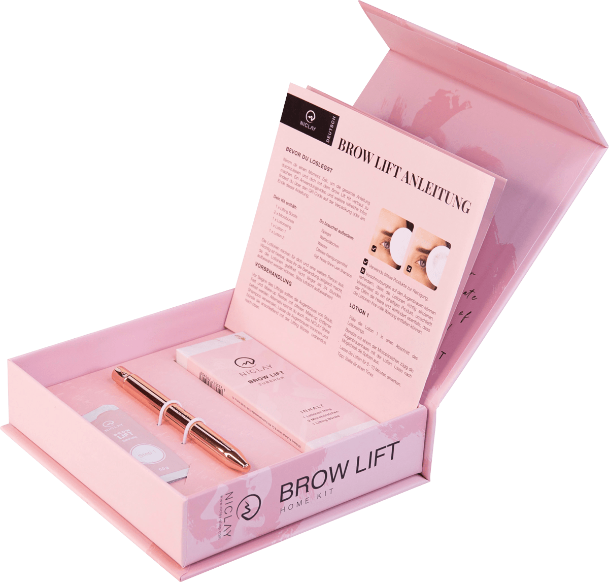 Augenbrauenlifting Set Brow Lift Home Kit, 1 St