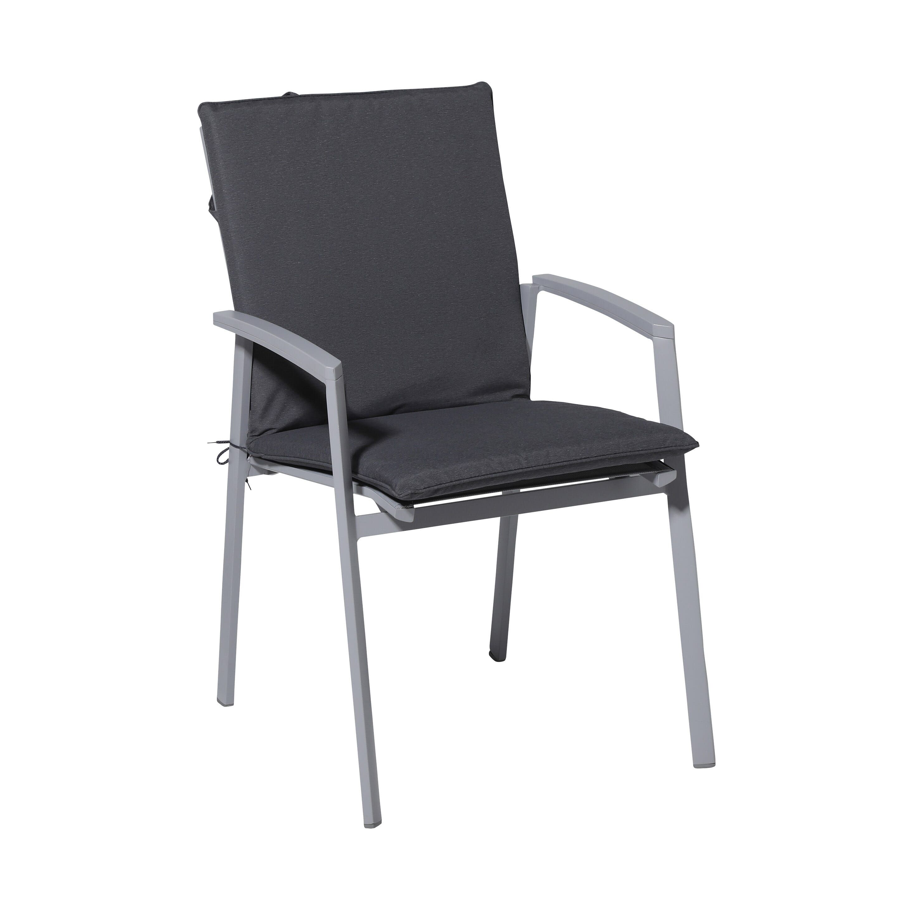 Madison Outdoor Panama Grau 97 x 49 Stapelstuhlkissen