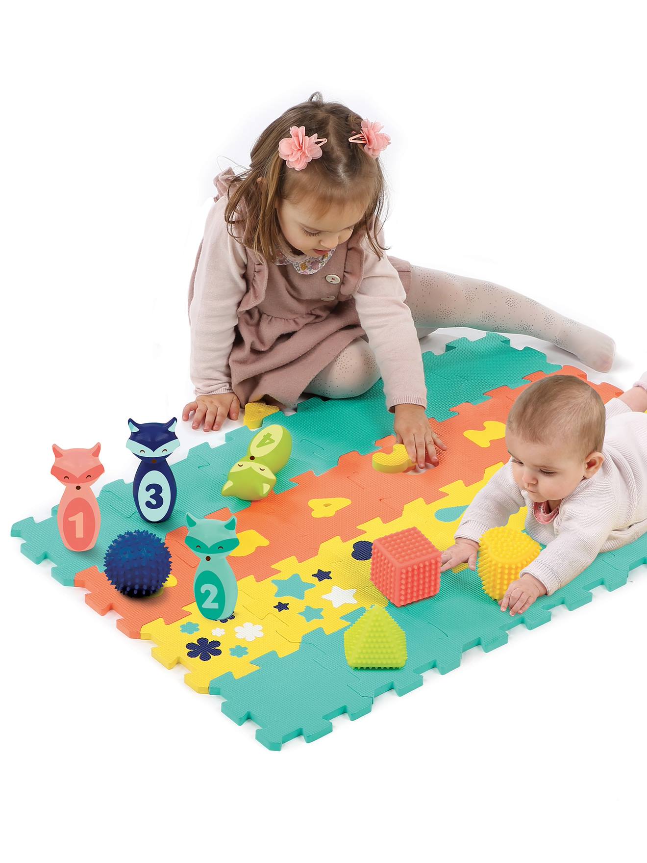 Ludi 3-teiliges Baby Spielzeug-Set LUDI - mehrfarbig