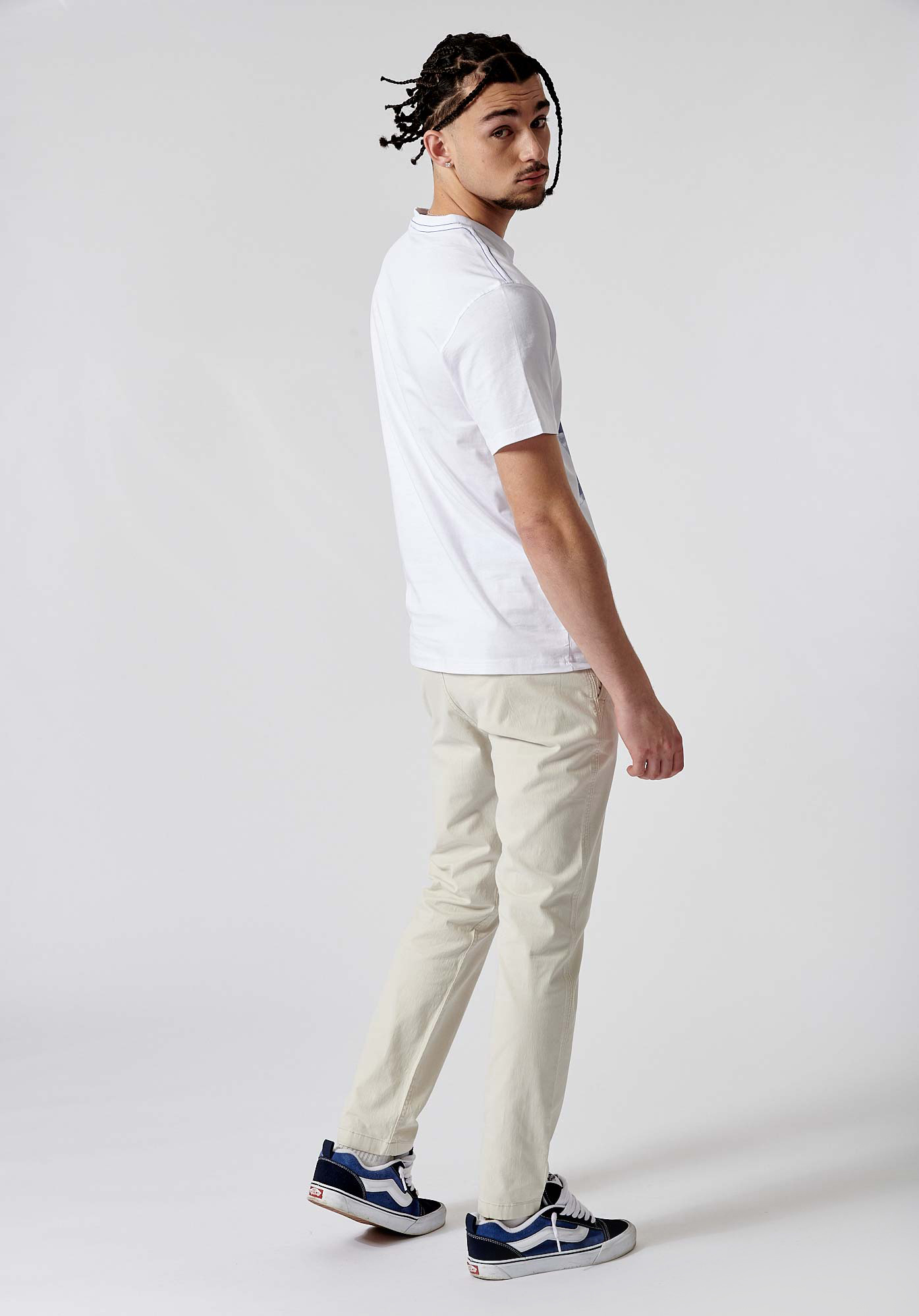 BERTO  T-shirt blanc homme 100% coton bio