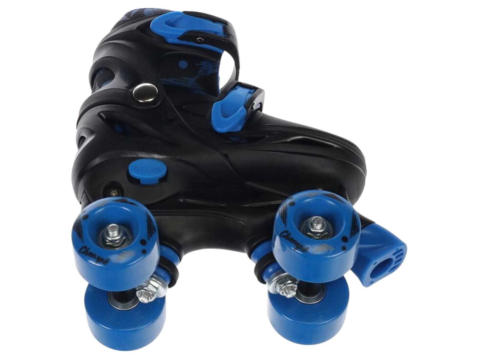 Champz Blau Hardboot verstellbare Kinder-Rollschuhe